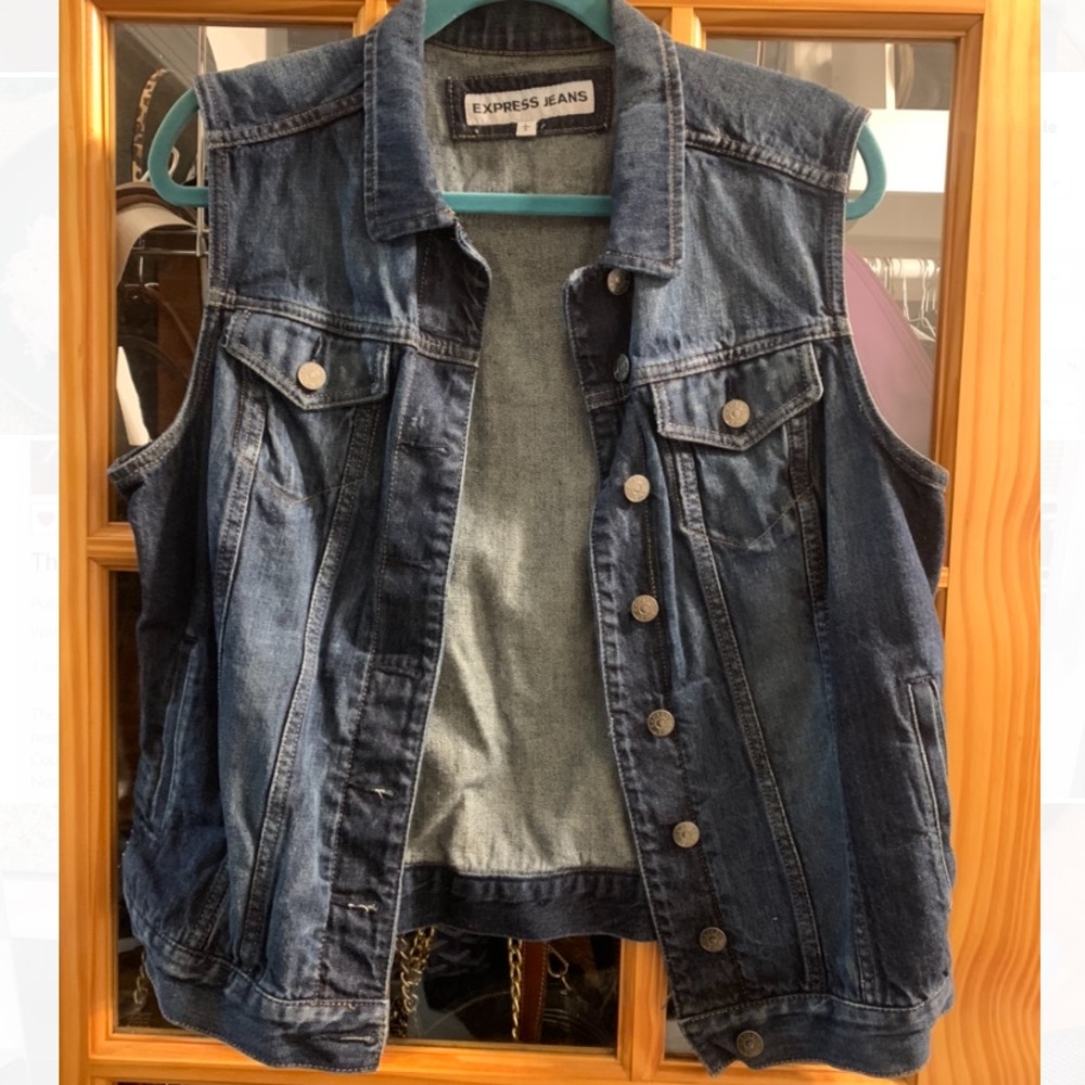 Express Denim Vest